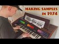 Making lofi samples with a 1974 vintage keys organ