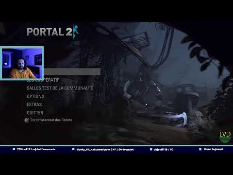 Le Vaudois sur Portal 2 avec  Geeky_kit_Kat