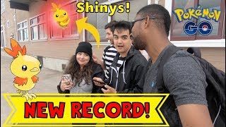 Breaking a Shiny Record in Pokemon GO! Torchic Community day in SF! ep. 134