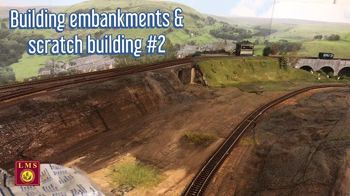 How to build realistic embankments and scratch building model railway part 2