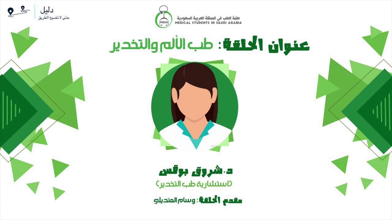 د  شروق بوقس | طب الألم والتخدير | بودكاست #دليل