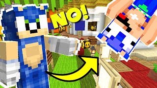 Minecraft Sonic The Hedgehog - Sonic Babysits Baby Sonic *GONE WRONG!* [50]