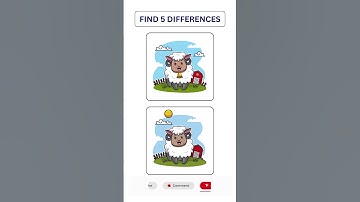Only 10% Can Find All 5 Differences | Visual Puzzle Challenge #shorts