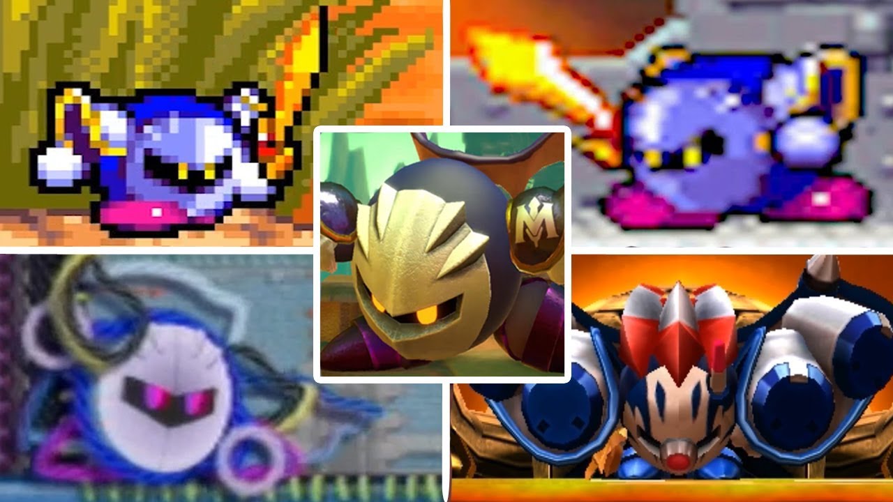 Evolution of Meta Knight Boss Battles in Kirby Games (1993-2018) - YouTube