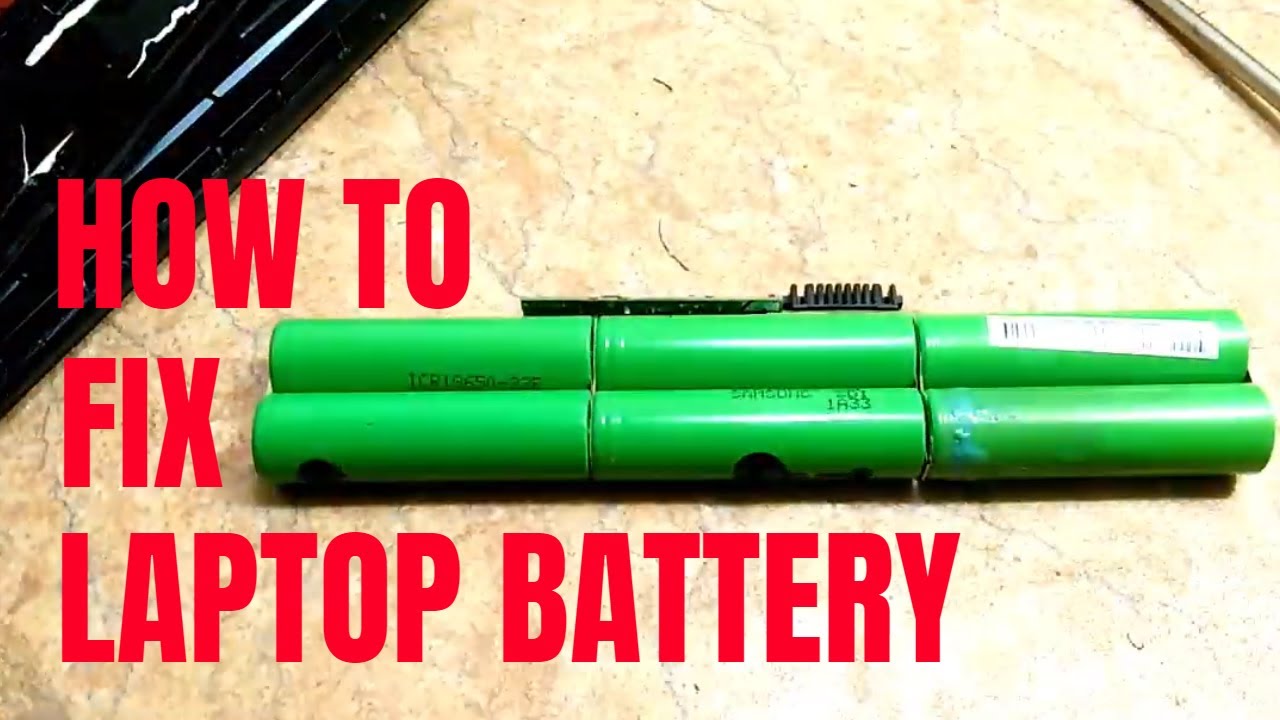 How to repair laptop battery
