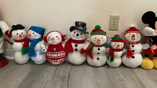 Gemmy Industries Christmas 2016-2020, 2023 | Target Wondershop's Spinning Snowmen Complete Series ☃️