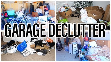 HUGE GARAGE DECLUTTER & ORGANIZE | CLUTTER CLEANING MOTIVATION | FROM CHAOS TO CALM