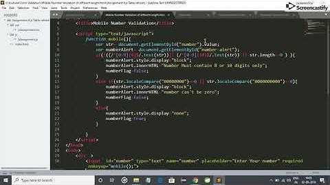 Phone Number Validation of Different Length Regex