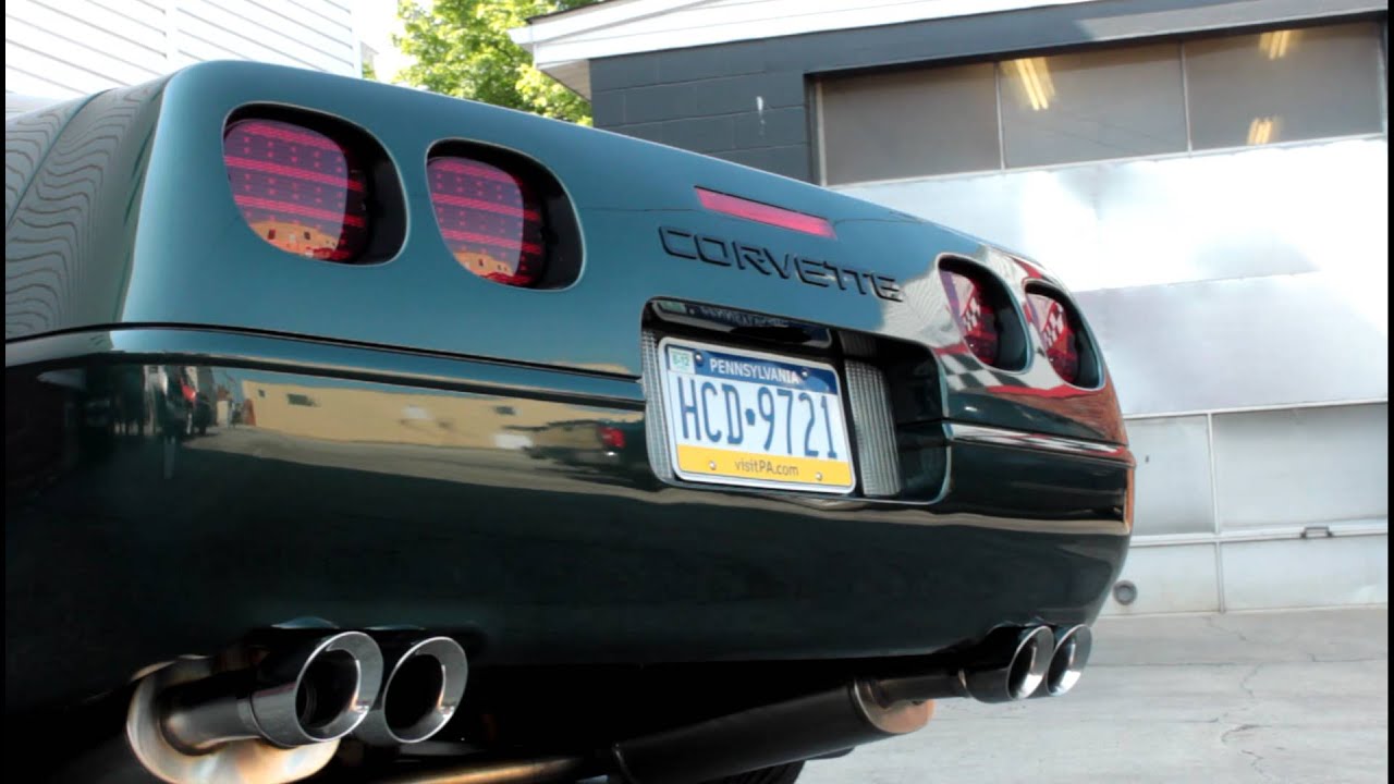 1991 Corvette Exhaust YouTube