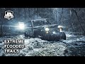 Too Deep DANGEROUS Off Road Adventure After Storm Jeep Wrangler Extreme Off Road 