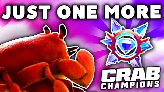 I'm ONE GUN away from Diamond in Crab Champions!