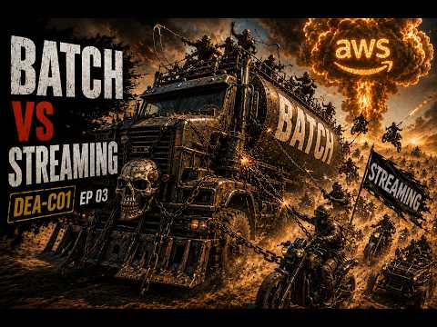 Batch vs Streaming Data on AWS: When to Use Each | DEA-C01 Ep. 3
