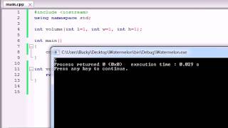 Buckys C++ Programming Tutorials   28   Default Arguments   Parameters