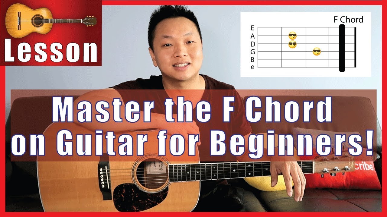 The Easy Way To Play The F Chord On Guitar – Starland School Of Music