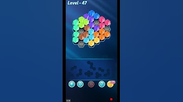 BLOCK HEXA PUZZLE LEVEL 47 ANSWERS REGULAR B LEVEL PACK
