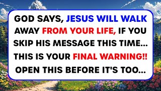 God Says, Jesus Will Walk Away from Your Life If You Do... ✝ Jesus says  #jesusmessage