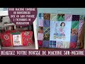 Tuto Couture. Réaliser une housse sur mesure pour sa machine à coudre.