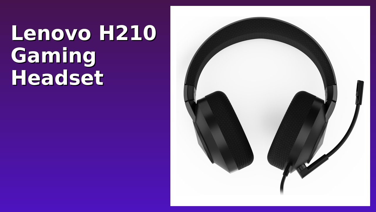 REVIEW (2026): Lenovo H210 Gaming Headset. Features. - YouTube