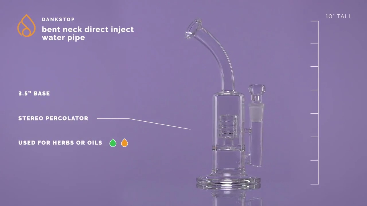 Dankstop - Stereo Perc Water Pipe