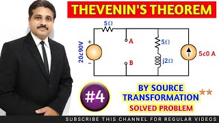 THEVENIN THEOREM SOLVED PROBLEMS IN HINDI (PART-4)