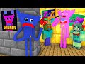 Monster School : Poor Huggy Wuggy and Kissy Missy - Love Story - Minecraft Animation