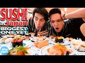 CONVEYOR BELT SUSHI // BIGGEST KURASUSHI in TOKYO JAPAN!!