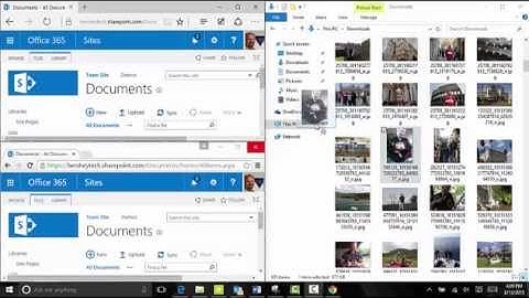 SharePoint & Office 365 Drag and Drop on Windows 10 with Chrome vs Edge & IE 11