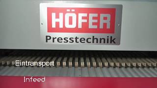 HF Verleimanlage mit Transportsystem V1 1 - RF gluing press with transport system