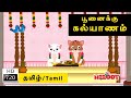 Poonaikku Poonaikku Kalyanam (Cat Marriage Song) | பூனைக்கு கல்யாணம் | Tamil Rhymes