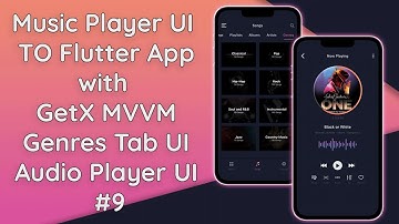 #9 Ultimate Music Player App: GetX, MVVM, Genres Tab UI, and Audio Player UI in Flutter [Github]