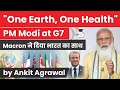 G7 Summit 2021 PM Modi calls for One Earth One Health approach for Covid Pandemic - Current Affairs
