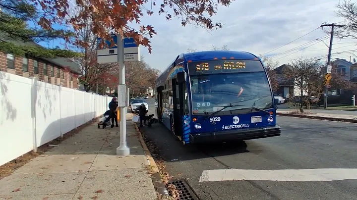 MTA Bus: 2024 Novabus LFSe+ #5029 on the S78 @ Hylan Blvd / Stueben St