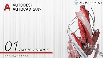 Autocad 2017 - The interface - Beginners Tutorial 01