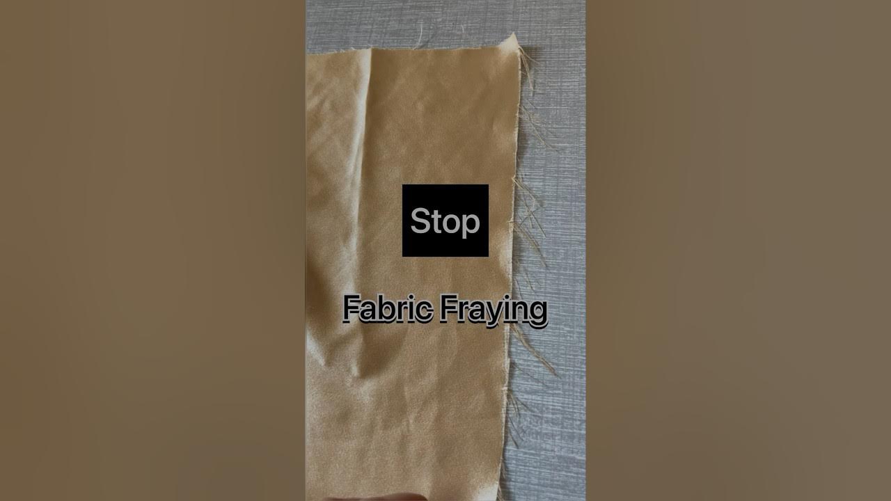 Sewing tricks/How to stop fraying shorts youtubeshorts YouTube