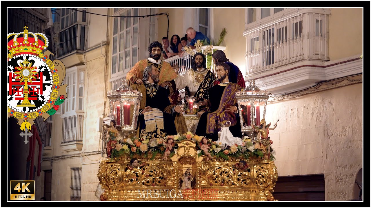 4K | PROCESION EXTRAORDINARIA | SAGRADA CENA  | AM POLILLAS | SEPTIEMBRE 2024 CADIZ