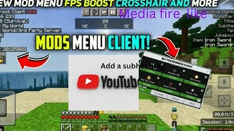 new clint released for minecraft pe better bedrock client v6 mediafire link