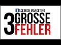 Facebook-Werbung für Onlineshops - 3 große Fehler