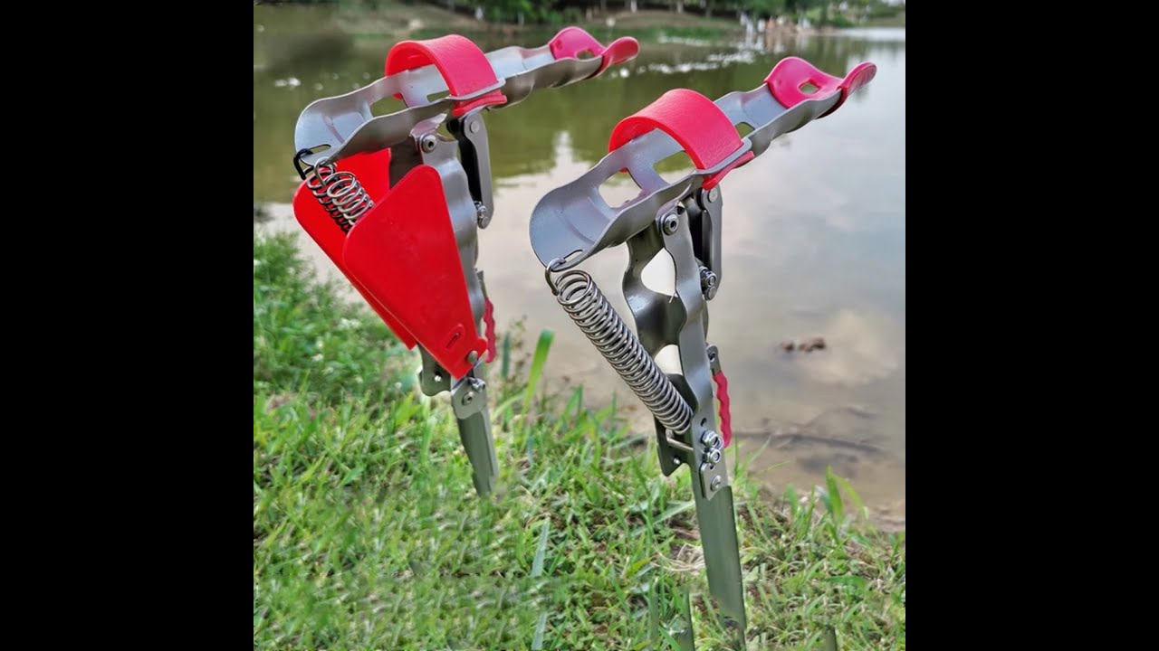 Spring Loaded Automatic Fishing Rod Holder 