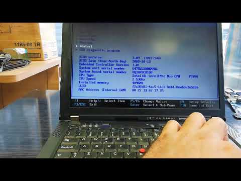 Lenovo T400 Bios ayarları