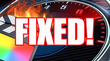 MAKE FINAL CUT PRO RUN FASTER - Easy fix for slow and laggy FCPX