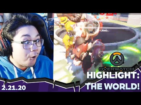 He Went AROUND THE WORLD! | 2.21.2020 Overwatch Stream Highlight