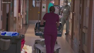 Georgia healthcare workers struggling with burnout amid pandemic, staff shortages