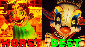 Ranking EVERY FNAF Secret of the Mimic Character From Worst to Best