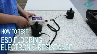 Electronic Resistance Test of ESD Vinyl Flooring, ESD Tile - Jinhai Floor by Commercial Vinyl Flooring 1,928 views 3 years ago 3 minutes, 41 seconds