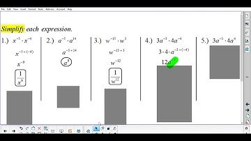 Multiplying and Dividing Monomials (Part 2) with Negative Exponents