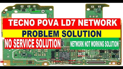 Tecno Pova LD7 Network Problem Solution | No Service | Jumper Diagram | Network Not Working Solution
