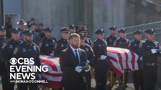 Thousands honor Connecticut officers at funeral