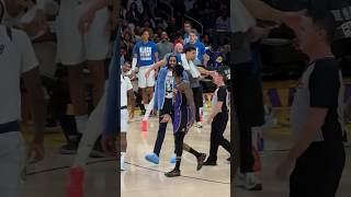 Anthony Davis And Jarred Vanderbilt Exchange Words #trending