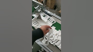 Flat handle making for paper bags