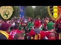 Ireland and belgium fans in bordeaux  euro france 2016